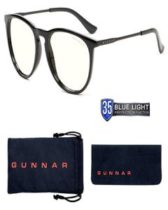 GUNNAR MENLO-ONYX -CLEAR EYEWEAR