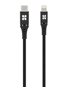PROMATE POWERCORD USB-C TO APPLE LIGHTNING DATA&CHARGE CABLE 120CM - BLACK