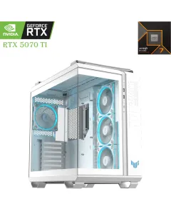 Asus Tuf Gaming Pc Amd Ryzen 7 9800x3d Rtx 5070 Ti Solid 16gb, 2tb Ssd, 32gb Ram