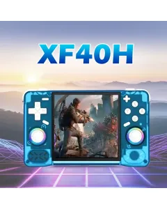 XF40H Handheld Game Console - Transparent Blue