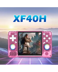 XF40H Handheld Game Console - Transparent Pink