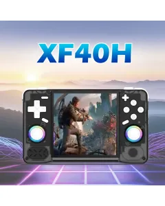 XF40H Handheld Game Console - Transparent Black