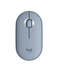 Logitech M350 Pebble Wireless Mouse - Grey/Blue