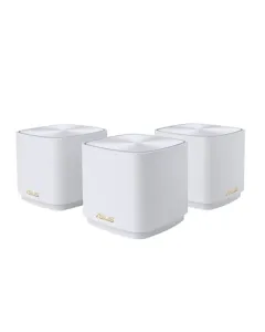 ASUS ZenWiFi AX Mini XD4 - AX1800 Whole-Home Mesh WiFi 6 System - 3 Pack White - 90IG05N0-MO3R20