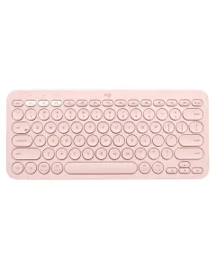 Logitech K380 Multi-Device Bluetooth Keyboard - Pink (Arabic)