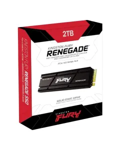 Kingston 2TB FURY Renegade PCIe 4.0 NVMe M.2 Internal SSD with Heatsink - Up to 7300MB/s