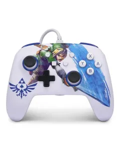 PowerA Nintendo Switch Enhanced Wired Controller - Master Sword Attack Zelda Link