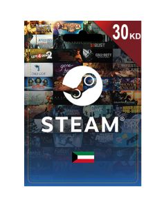 Steam Wallet Gaming Card - 30 KWD  (Kuwait Account)