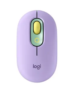 Logitech POP with Emoji Wireless/Bluetooth Mouse - Purple