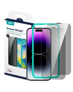 ESR iPhone 14 Pro (6.1inch) Tempered Glass edge to edge Privacy Screen Protector 2Pack
