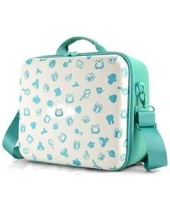 N.Switch OLED Deluxe Protective Hard Shell Carry Bag Carrying Case - All-in-ONE, White ACNH