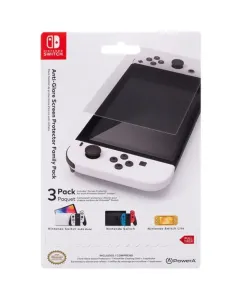 PowerA Nintendo Switch Anti-Glare Screen Protector Family Pack