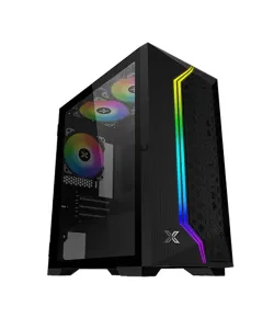 Xigmatek Gemini II RGB Mini-Tower Case - Black
