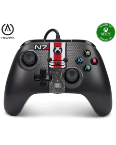 Xbox: PowerA Enhanced Wired Controller For Xbox –  Mass Effect N7