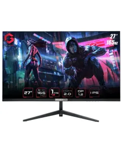 GAMEON 27inch QHD, 165Hz 1ms (2560x1440) 2K Flat IPS Gaming Monitor With G-Sync & FreeSync - Black