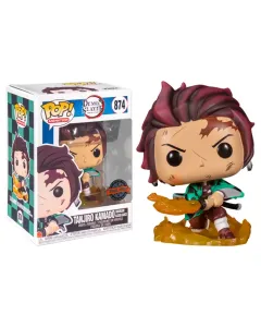 Funko POP! Animation: Demon Slayer- Tanjiro w/Chase (GW) (Exc) - 874