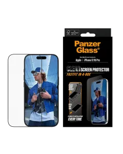 Panzerglass Screen Protector For Iphone 17| Ultra-wide Fit W. Fastfit In-a-box