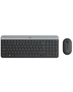 Logitech MK470 Slim Wireless Keyboard-AR and Mouse Combo (Eng/AR)