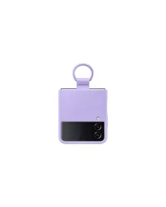 Samsung Galaxy Z Flip4 Silicone Cover with Ring Lavender