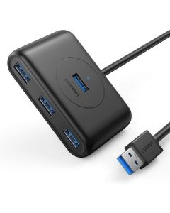 Ugreen 4 Port USB 3.0 Hub 1m - Black