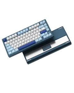 Womier RD75 Pro 75% Wireless Aluminum Keyboard – QMK/VIA Custom Hot-Swappable Design with Quick Release - Anodized Blue (English/Arabic)