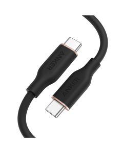 PowerLine III Flow USB-C to USB-C 100W - (0.9m/3ft)  - Black