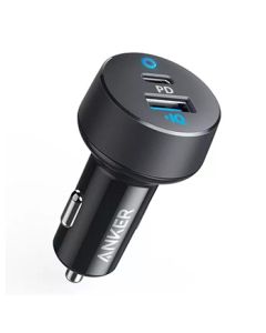 T.A ANKER POWER DRIVE PD+2 2-PORT CAR CHARGER (33W) - BLACK fast charging