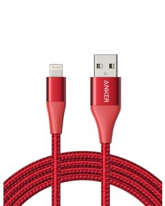 Anker Power Line + III USB-A to Lighting (0.9m) - Red