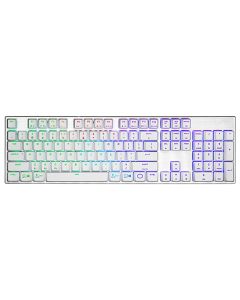 Cooler Master Sk653 Full-sized Wireless Mechanical Keyboard With Low Profile Switchs (White) - Red Switch