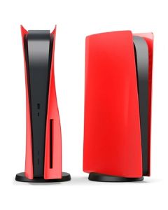 PS5 Game Console Replacement Shell Host Protection (for PS5 disc version) - Red 