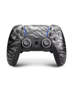 Ps5: Scuf Reflex Fps Wireless Performance Controller - Tigerstripe Black (Ring-light Gray)