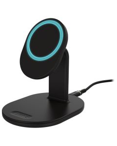 Magnetic Wireless Charging Stand - Black
