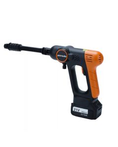 Porodo Car Wash Machine, Portable And Rechargeable - Black/Orange