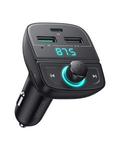UGREEN Bluetooth Car Charger (5.0+PD+QC3.0+USB FLASH DRIVE +TF) - Black