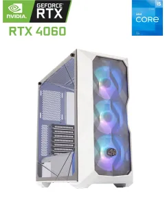 Cooler Master Box Td500 Mesh Intel Core I5-12400f Cpu (12th Gen) Gmaing Pc - White