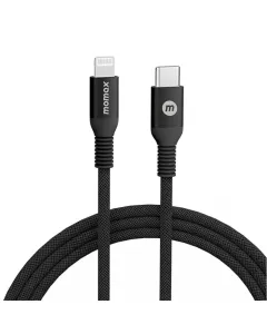 Momax Elite Link Lightning to USB-C Cable 1.2m (Black)