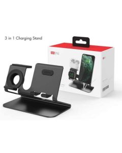 Ahastyle St05 3In1 Aluminium Stand For Smart Phone/Apple Watch/Airpods - Black