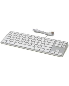 Matias Wired Aluminum Tenkeyless Keyboard For Pc - Silver