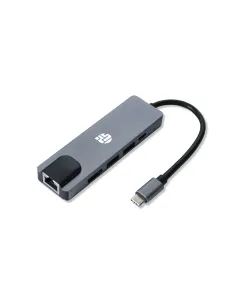 Yuanshan 5 IN 1 USB C HUB type c plug with HDMI 4K30HZ + 2 x USB A 3.0 + PD + RJ45 Ethernet 1000Mbps multiport adapter docking station