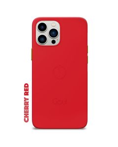 Goui Magnetic Cover For iPhone 13 Pro Max - Cherry Red