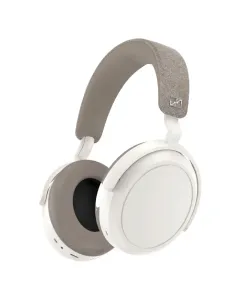 Sennheiser - Momentum 4 Wireless Adaptive Noise-Canceling Over-The-Ear Headphones - White