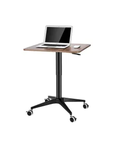 UPERGO UP-10SL Height Adjustable Square Movable Desk, Computer Floor Stand