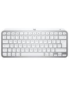 Logitech MX Keys Mini Mac Keyboard - Wireless + Bluetooth, Qwerty US International, LED Backlight - Gray