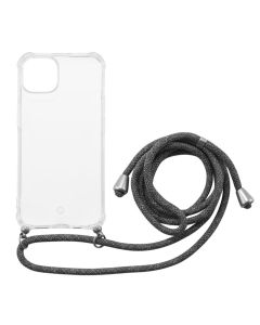 MOMAX - iPhone13 - 6.1inch Crossbody Strap Case With Lanyard (Transparent)