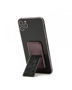 HANDLstick Crystal Mobile Stand Phone Grip - Black