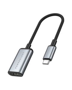 Powerology Braided Type-C to HDMI Cable 4K 60Hz - Gray