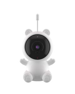 Powerology Wifi Baby Camera Monitor Your Child in Real-Time - White
