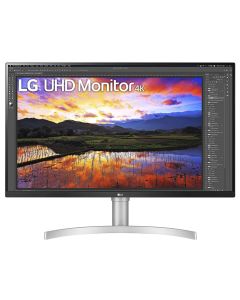 LG 32Inch 32'' UltraFine UHD IPS HDR Monitor with FreeSync - Silve/White