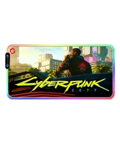 GAMEON Gaming Mousepad With RGB Lighting (900x400x3mm) - Cyberpunk 2077 Edition City