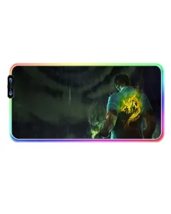 GAMEON Gaming Mousepad With RGB Lighting (900x400x3mm) - League Of Legends: Dragon Fist Lee Sin Edition